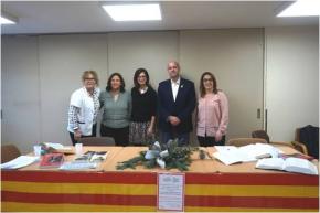 El Director de la Instituci de les Lletres Catalanes visita la Residncia Relat d'Aviny