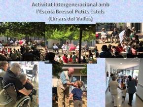 Activitat intergeneracional a la Residncia de Llinars del Valls amb l'Escola Bressol Petits Estels